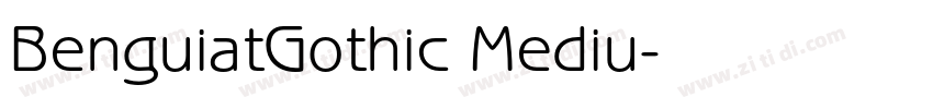 BenguiatGothic Mediu字体转换